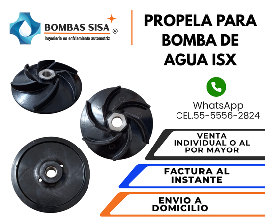 ¿Por qué es vital la Propela para tu Bomba de Agua Cummins ISX?