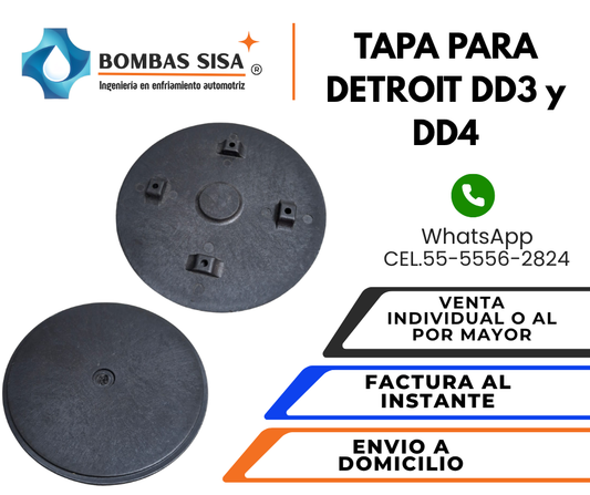 Tapas para Bomba de Agua Detroit DD3 y DD4: El sellado perfecto