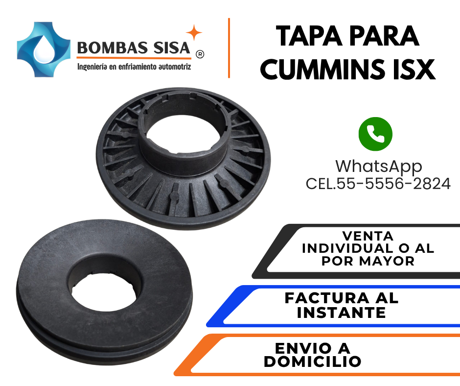 Importancia de una buena Tapa para Bomba de Agua Cummins ISX