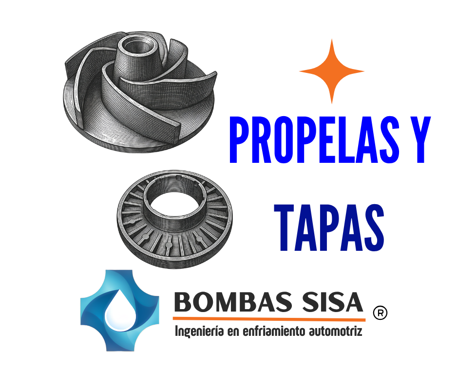 Propelas y Tapas para Bombas de Agua
